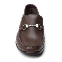 Sandro Moscoloni Malibu Brown Leather Bit Loafer - Flyclothing LLC