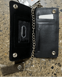 Unik International Brown Biker Chain Wallets - Flyclothing LLC