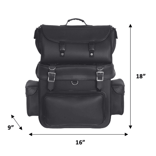 Unik International Black PVC Travel Bags - Flyclothing LLC