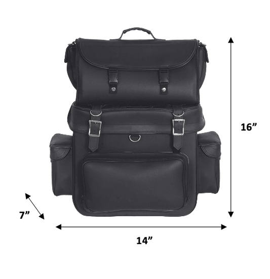 Unik International Black PVC Travel Bags - Flyclothing LLC