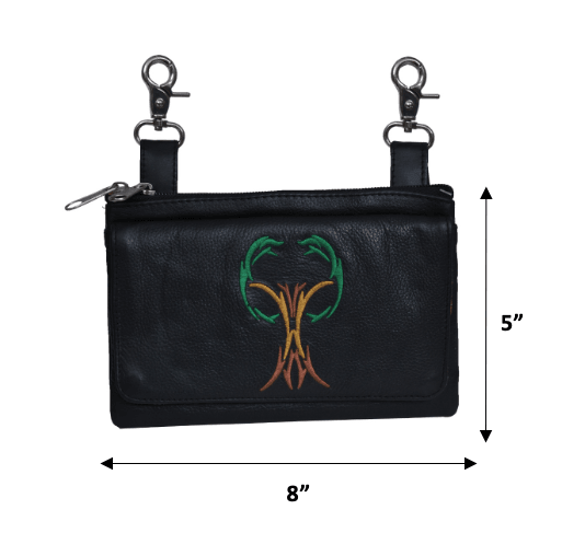 Unik International Black Ladies Clip on Bags - Flyclothing LLC