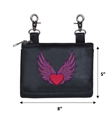 Unik International Red Ladies Clip on Bags - Flyclothing LLC