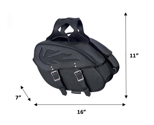 Unik International PVC Saddle Bag - Flyclothing LLC