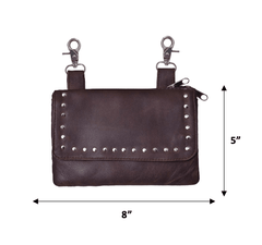 Unik International Ladies Leather Clip on Bag - Flyclothing LLC