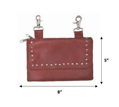 Unik International Ladies Leather Clip on Bag - Flyclothing LLC