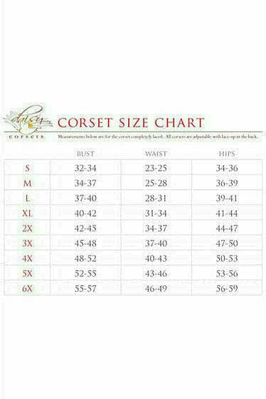 Daisy Corsets Top Drawer Fuchsia Brocade Steel Boned Corset - Flyclothing LLC