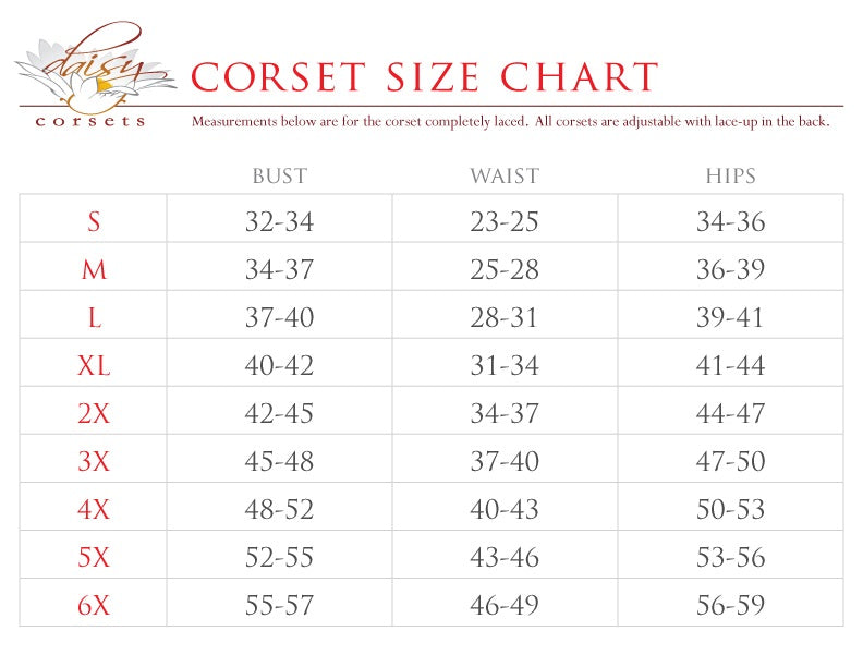 Daisy Corsets Top Drawer 4 PC Red Burlesque Bunny Corset Costume - Flyclothing LLC