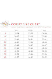 Daisy Corsets Top Drawer Steel Boned Red Roses Underwire Curvy Cut Waist Cincher Corset - Flyclothing LLC