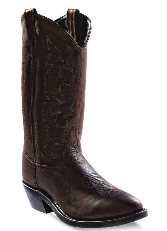 Old West Distressed Mens Cowboy Work Boot - Old West