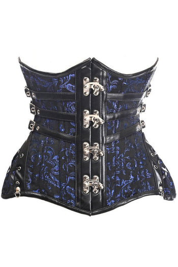 Daisy corsets Womens Top Drawer Curvy Steampunk Black/Purple Brocade Steel  Double Boned Under Bust Corset, Black/Purple, X-Small : :  Clothing, Shoes & Accessories