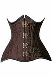 Daisy Corsets Top Drawer CURVY Brocade Double Steel Boned Under Bust Corset