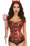 Daisy Corsets Top Drawer 4 PC Sexy Devil Corset Costume - Flyclothing LLC