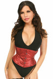 Daisy Corsets Top Drawer Cherry Bomb Glitter Steel Boned Mini Cincher - Flyclothing LLC