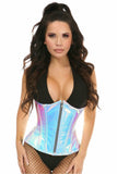 Daisy Corsets Top Drawer Blue/Purple Holo Steel Boned Underbust Corset