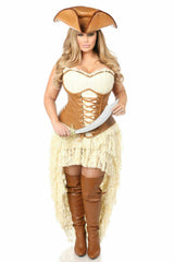 Top Drawer 4 PC Sexy Pirate Corset Costume - Flyclothing LLC