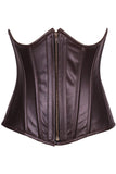 Daisy Corsets Top Drawer Faux Leather Underbust Corset - Flyclothing LLC