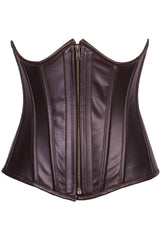 Daisy Corsets Top Drawer Faux Leather Underbust Corset - Flyclothing LLC