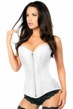 Daisy Corsets Top Drawer White Brocade Steel Boned Corset