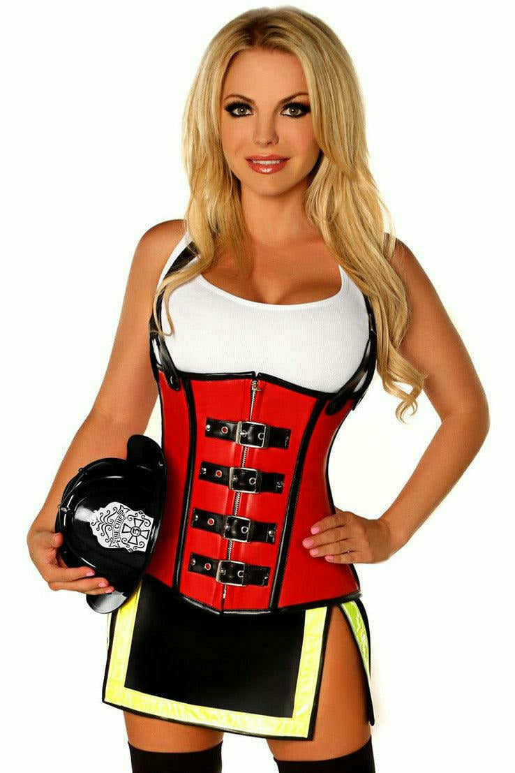 Daisy Corsets Top Drawer Five Alarm Firegirl Costume - Flyclothing LLC