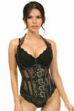 Daisy Corsets Top Drawer Steel Boned Fishnet Underbust Corset