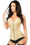 Daisy Corsets Top Drawer Gold Brocade Steel Boned Corset