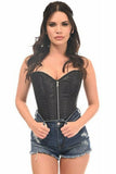 Daisy Corsets Top Drawer Black Brocade Steel Boned Corset