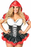 Daisy Corsets Top Drawer Premium Red Riding Hood Corset Dress Costume - Flyclothing LLC