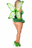 Daisy Corsets Top Drawer Premium Sequin Green Fairy Corset Dress Costume - Flyclothing LLC