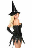 Daisy Corsets Top Drawer Sequin Witch Corset Dress Costume - Flyclothing LLC