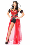 Daisy Corsets Top Drawer 6 PC Sexy Fairytale Red Queen Costume - Flyclothing LLC