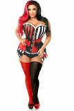 Daisy Corsets Top Drawer 3 PC Jokester Villian Corset Costume