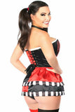 Daisy Corsets Top Drawer 3 PC Jokester Villian Corset Costume - Flyclothing LLC