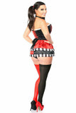 Daisy Corsets Top Drawer 3 PC Jokester Villian Corset Costume - Flyclothing LLC