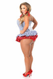 Daisy Corsets Top Drawer 2 PC Sequin Kansas Girl Corset Dress Costume - Flyclothing LLC