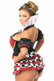 Daisy Corsets Top Drawer 6 PC Royal Red Queen Corset Costume - Flyclothing LLC