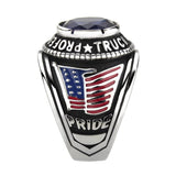 Alamode Trucker Ring in Montana Blue - Flyclothing LLC