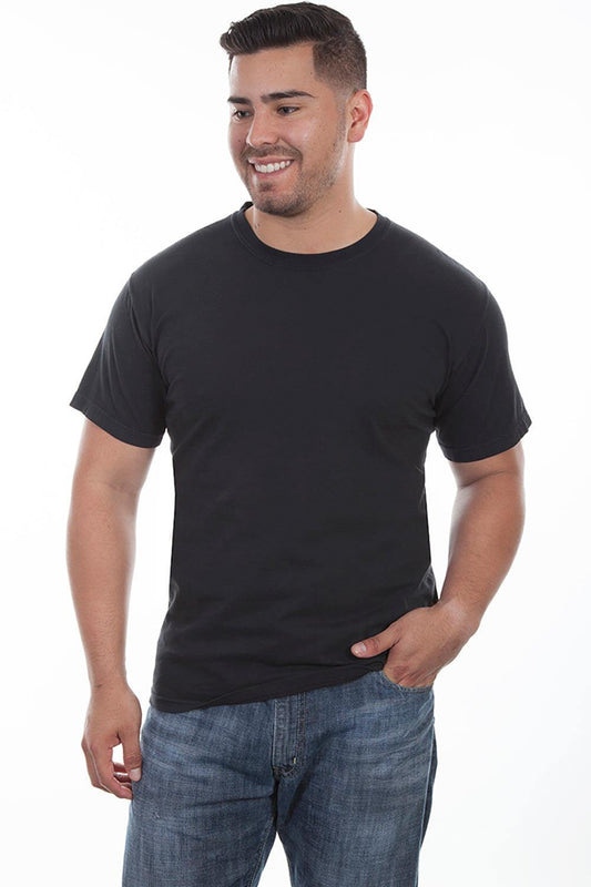 Scully BLACK SHORT SLEEVE TEE SHIRT - Flyclothing LLC