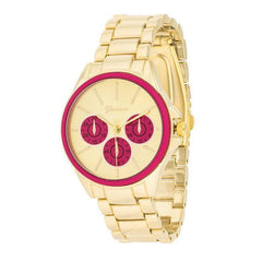 Chrono Gold Metal Watch - JGI