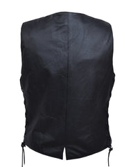 Unik International Ladies Premium Leather Vest 2659.LC - Flyclothing LLC