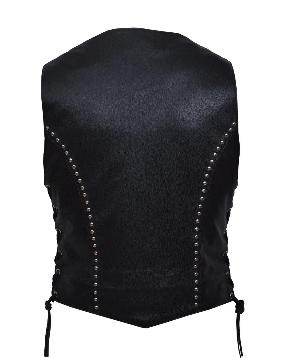 Unik International Ladies Premium Leather Vest 2666.00 - Flyclothing LLC