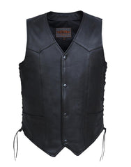 Unik International Black Men's Vests