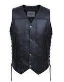 Unik International Mens 10 Pocket Leather Vest 2632.00