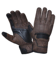 Unik International Mens Full Finger Leather Gloves