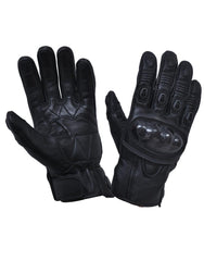 Unik International Mens Full Finger Leather Gloves