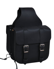 Unik International Hard Leather Saddle Bag