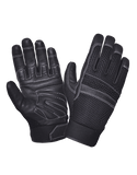 Unik International Mens Full Finger Leather Gloves