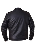 Unik International Mens Classic M.C. Leather Jacket - Flyclothing LLC