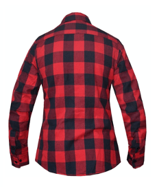 Unik International Ladies Black and Red Flannel Shirt - Flyclothing LLC