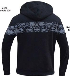 Unik International Mens Skull Hoodie Sweatshirt - Flyclothing LLC