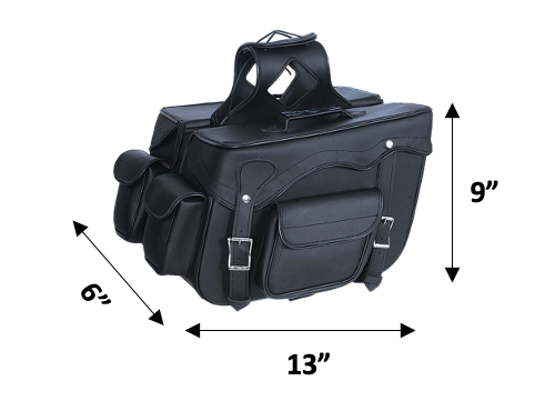 Unik International PVC Saddle Bag - Flyclothing LLC